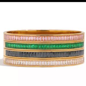 New Sparkly Crystal Layering Bangle Bracelet Choice of Color